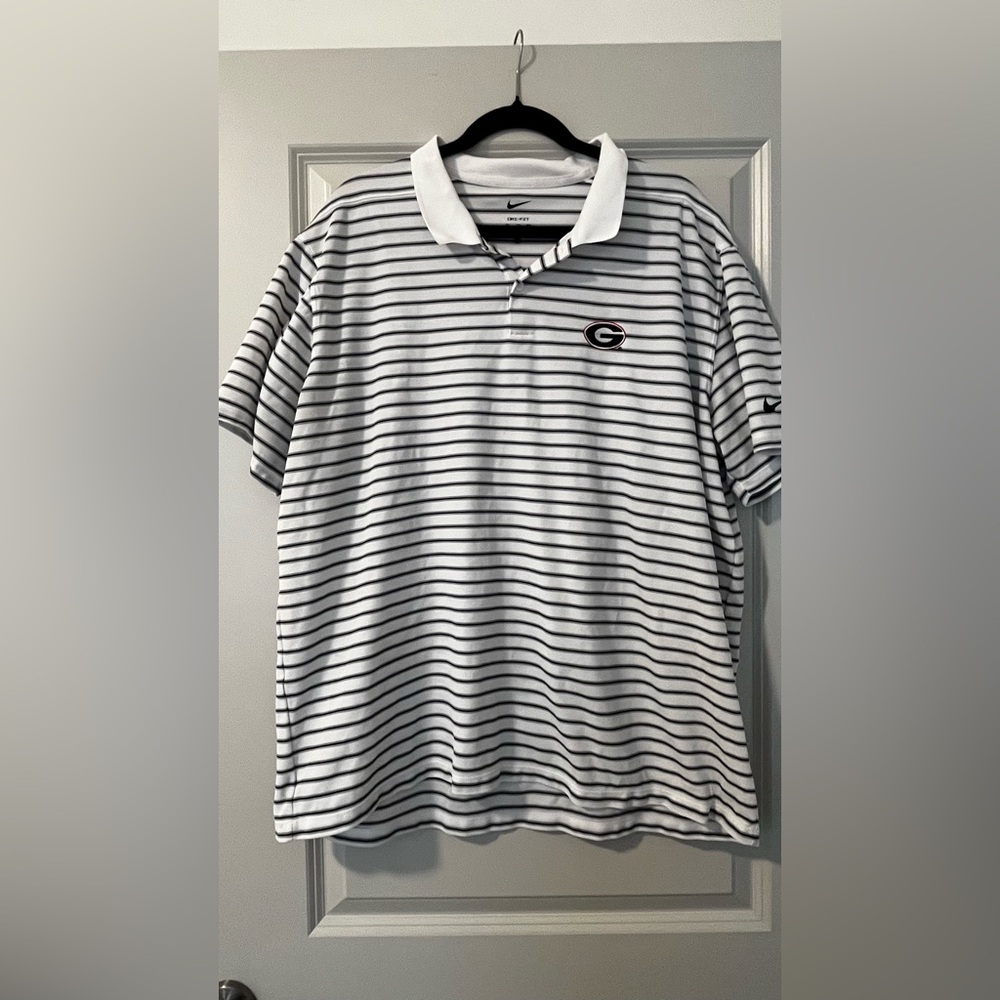 Men’s Nike Dri-Fit UGA striped Polo